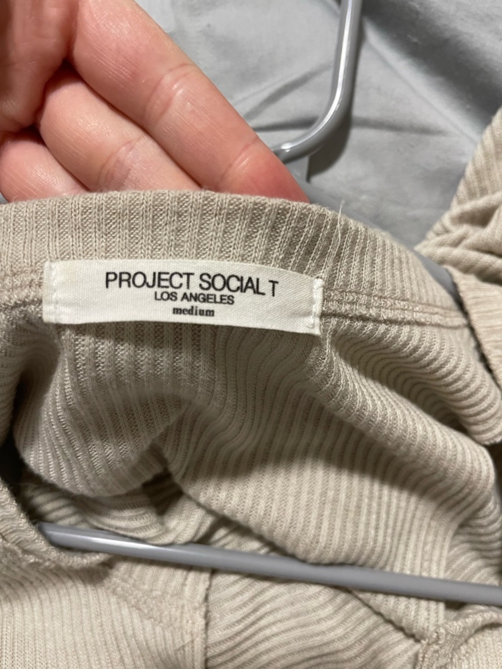 Project Social T Ribbed Inca Tank Top - Medium - Picture 3 of 3